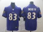 Nike Ravens #83 Willie Snead IV Purple Vapor Untouchable Limited Jersey