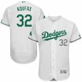 Men's Majestic Los Angeles Dodgers #32 Sandy Koufax White Celtic Flexbase Authentic Collection MLB Jersey