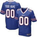 Mens Nike Buffalo Bills Customized Elite Royal Blue Team Color NFL Jersey