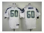 Nike seattle seahawks #60 unger white jerseys[Elite]