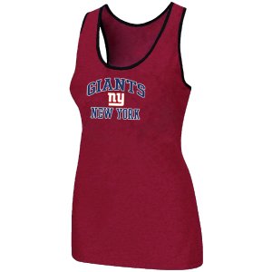 Nike New York Giants Heart & Soul Tri-Blend Racerback stretch Tank Top Red