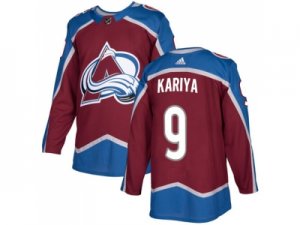 Adidas Colorado Avalanche #9 Paul Kariya Burgundy Home Authentic Stitched NHL Jersey