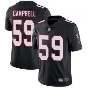 Falcons #59 De\'Vondre Campbell Black Alternate Mens Stitched Footbal