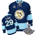 Youth Reebok Pittsburgh Penguins #29 Marc-Andre Fleury Premier Navy Blue Third Vintage 2016 Stanley Cup Champions NHL Jersey