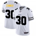 Nike Steelers #30 James Conner White Team Logos Fashion Vapor Limited Jersey