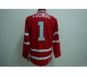 nhl team canada #1 luongo 2010 olympic red