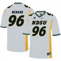 North Dakota State Bison 96 Greg Menard White College Football Jersey