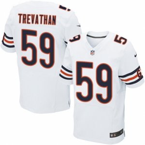 Men\'s Nike Chicago Bears #59 Danny Trevathan Elite White NFL Jersey