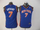 youth nba new york knicks #7 anthony blue