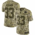 Mens Nike New York Jets #33 Jamal Adams Limited Camo 2018 Salute to Service NFL Jersey