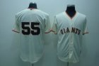 mlb san francisco giants #55 lincecum cream