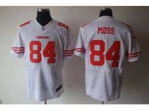 Nike nfl san francisco 49ers #84 randy moss white Elite jerseys