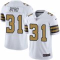 Mens Nike New Orleans Saints #31 Jairus Byrd Limited White Rush NFL Jersey