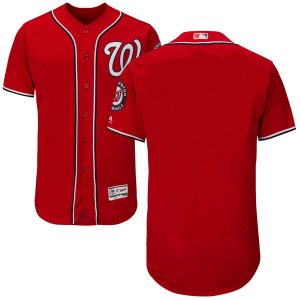 2016 Men Washington Nationals Majestic Scarlet Flexbase Authentic Collection Team Jersey