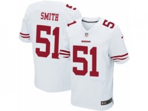 Mens Nike San Francisco 49ers #51 Malcolm Smith Elite White NFL Jersey