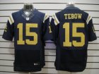 Nike NFL new york jets #15 tebow dk.blue Elite Jerseys