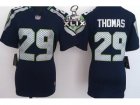 2015 Super Bowl XLIX Nike Women nfl Seattle Seahawks #29 Earl Thomas Blue jerseys