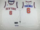 nba new york knicks #6 PORZINGIS white jerseys[2016 new] (1)