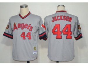 mlb jerseys los angeles angels #44 jackson m&n grey[jackson] 1985