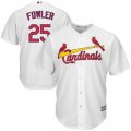 St. Louis Cardinals #25 Dexter Fowler white Majestic Cool Base Jersey