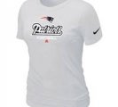 Women New England Patriots White T-Shirt