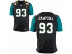 Mens Jacksonville Jaguars #93 Calais Campbell Nike Black Elite Jersey