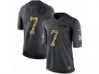 Nike Los Angeles Chargers #7 Doug Flutie Limited Black 2016 Salute to Service NFL Jersey