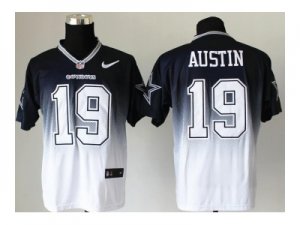 Nike jerseys dallas cowboys #19 austin blue-white[Elite II drift fashion]