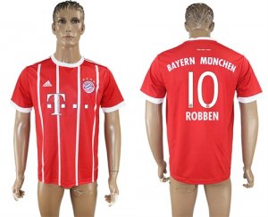 2017-18 Bayern Munich 10 ROBBEN Home Thailand Soccer Jersey