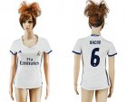 Womens Real Madrid #6 Nacho Home Soccer Club Jersey