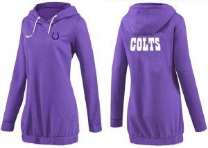 Women Indianapolis Colts Logo Pullover Hoodie-023