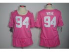 Nike Womens Dallas cowboys #94 Ware Elite pink Jerseys[breast Cancer Awareness]