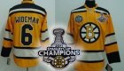 nhl boston bruins #6 wideman yellow[2011 stanley cup champions]