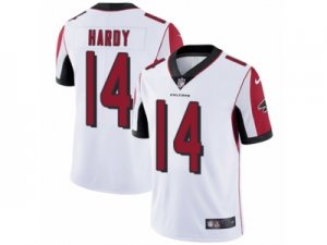 Mens Nike Atlanta Falcons #14 Justin Hardy Vapor Untouchable Limited White NFL Jersey