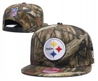 Steelers Team Logo Camo Adjustable Hat LT