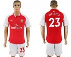 2017-18 Arsenal 23 WELBECK Home Soccer Jersey