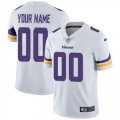 Youth Nike Minnesota Vikings Customized White Vapor Untouchable Limited Player NFL Jersey
