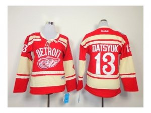 women nhl jerseys detroit red wings #13 datsyuk red[2014 winter classic]