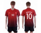 Turkey #10 Basturk Home Soccer Country Jersey