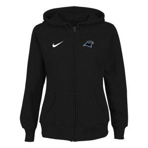 Women Carolina Panthers Logo Pullover Hoodie-7