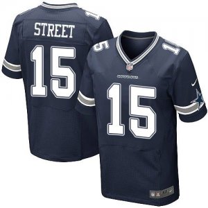 Nike Dallas Cowboys #15 Devin Street Navy Blue Jerseys(Elite)