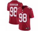 Mens Nike New York Giants #98 Damon Harrison Vapor Untouchable Limited Red Alternate NFL Jersey