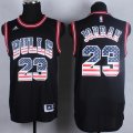 nba chicago bulls #23 jordan Black Jerseys(USA Flag Fashion)