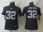 Women Nike Oakland Raiders #32 Jones-Drew Black Jerseys