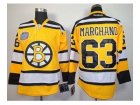 nhl jerseys boston bruins #63 marchand yellow[winter classic]