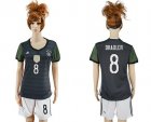 Womens Germany #8 Draxler Away Soccer Country Jersey