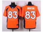 Nike denver broncos #83 borter orange jerseys[new Elite]