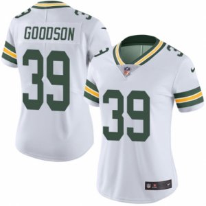 Women\'s Nike Green Bay Packers #39 Demetri Goodson Limited White Rush NFL Jersey