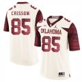 Oklahoma Sooners# 85 Geneo Grissom White 47 Game Winning Streak College Football Jersey