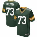 Mens Nike Green Bay Packers #73 JC Tretter Elite Green Team Color NFL Jersey